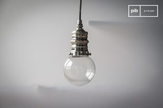 Darwin silver suspension lamp