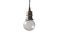 Miniature Small silver pendant light Darwin Clipped