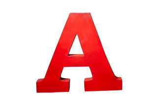 Decorative letter A