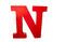 Miniature Decorative letter N Art Clipped