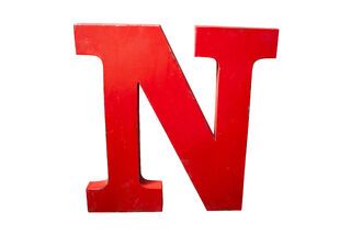 Decorative letter N