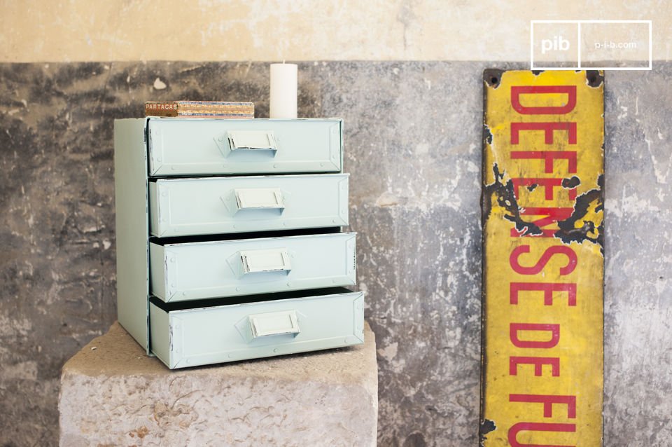 Beautiful colored storage chest.