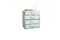 Miniature 4-drawer metal box Delray Clipped