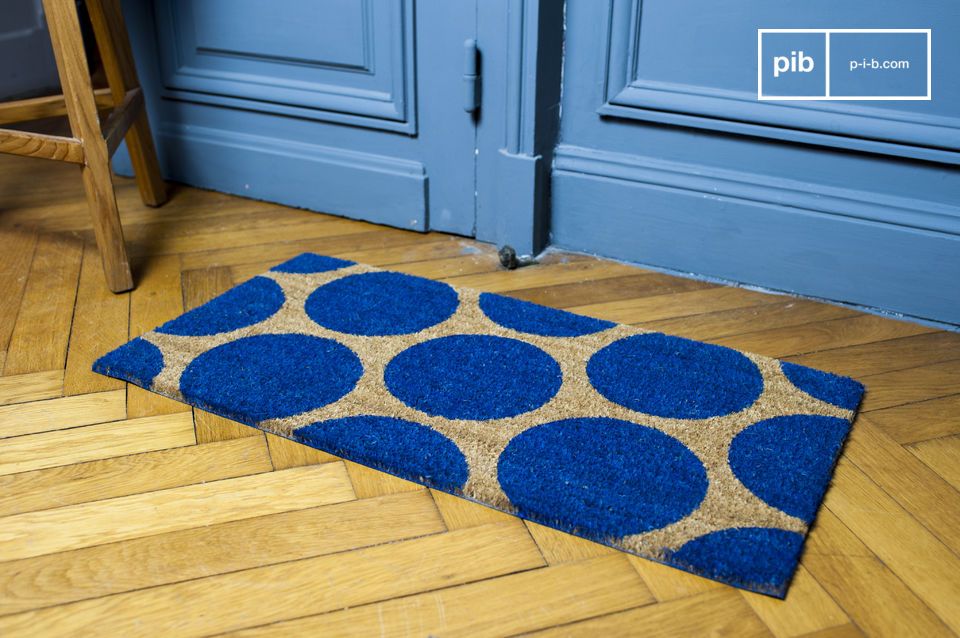 Doormat Bubble blue