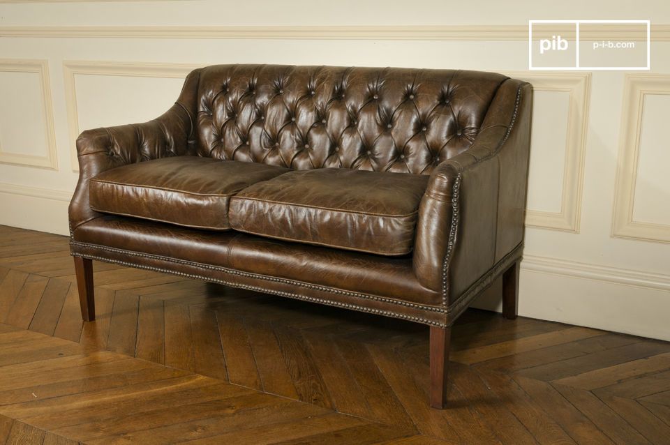 Dr Freud Sofa Aged Leather With, Vintage Leather Sofa Ireland