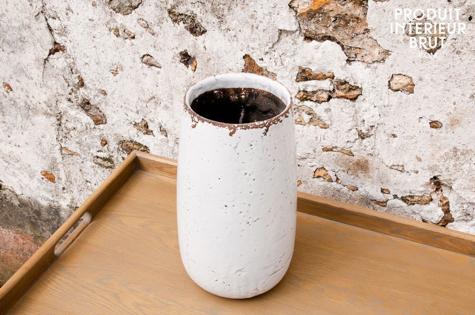 Elisa white vase