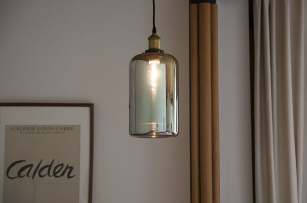 Glass mirror hanging lamp Elixir