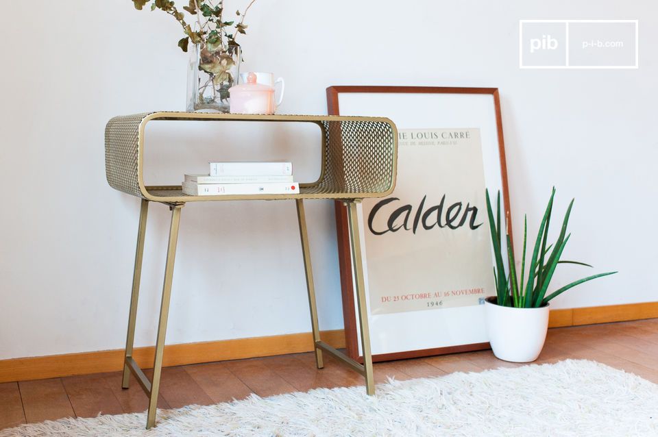 Gold side table Enni