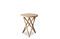 Miniature Estrella wooden side table Clipped