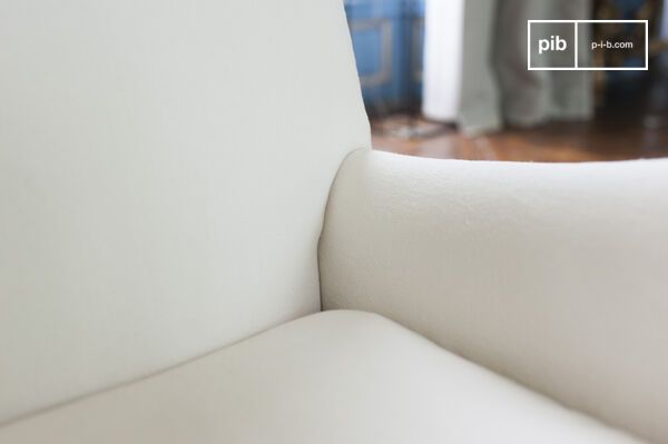 Fabric armchair Gustave