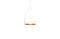 Miniature White metal hanging lamp Fender Clipped