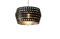 Miniature Black metal pendant light Folane Clipped