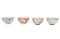 Miniature Set of 4 small bowls Tzigane Clipped