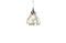 Miniature Glass cone pendant light Clipped