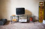 Glass tv cabinet