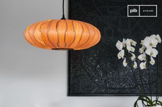 Ash wood pendant light Gresskar