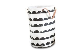 Half moon laundry basket