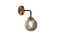 Miniature Halsa golden wall lamp Clipped