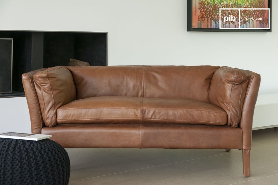 A unique sofa, with Scandinavian lines.