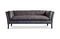 Miniature Hamar sofa 3-seater grey Clipped