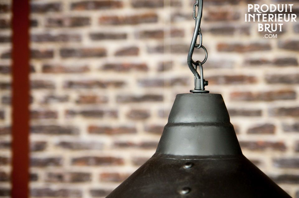 A Large light that adds a touch of magic to the industrial style