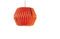 Miniature Hippie Red hanging light Clipped