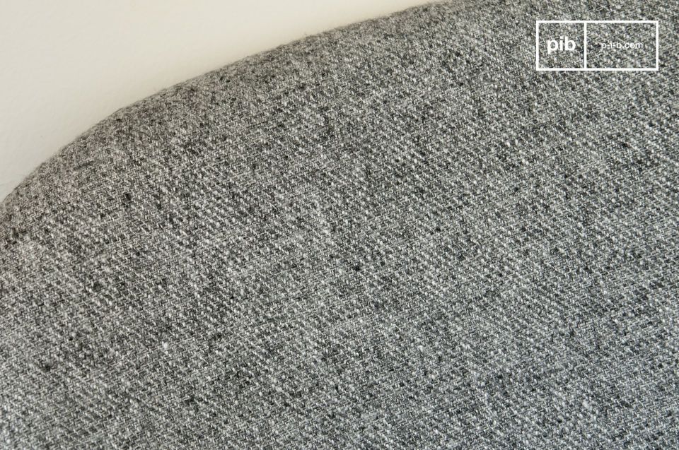 Light grey fabric with a slightly mottled tweed look.