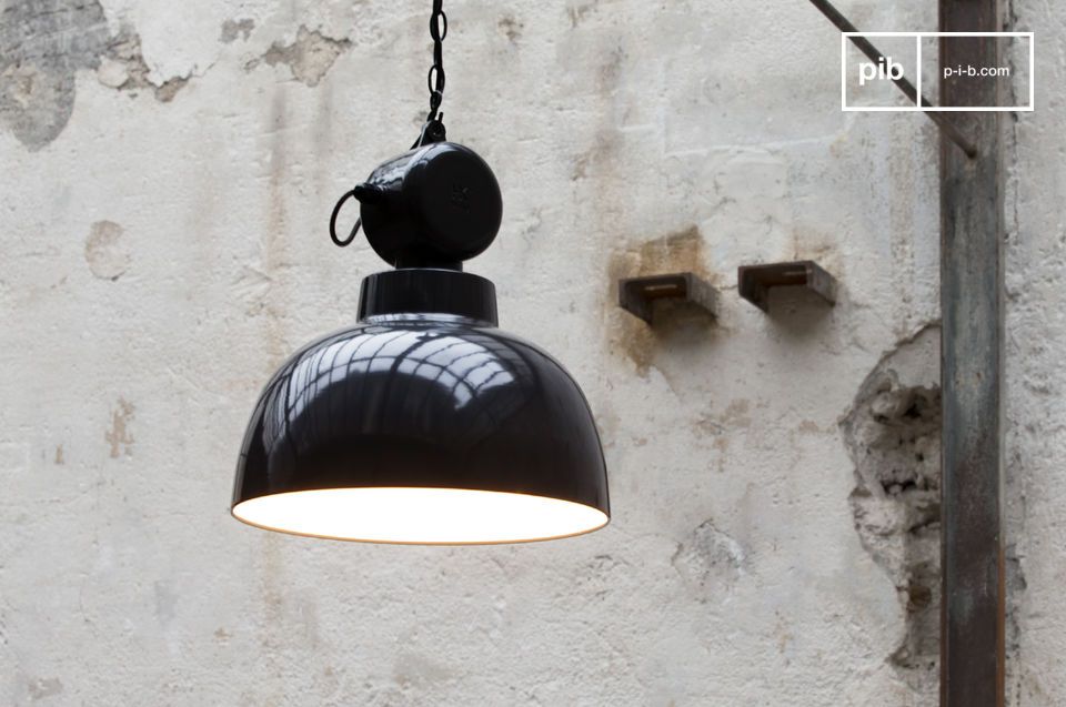 Industrial hanging lamp Retronom black 40 cm