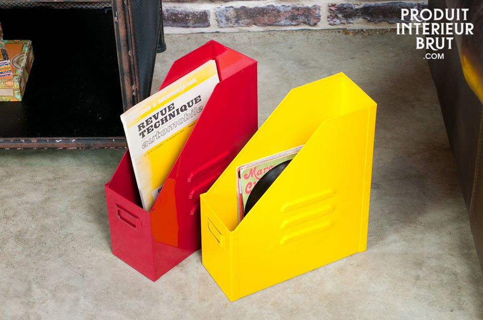 Industrial red file box