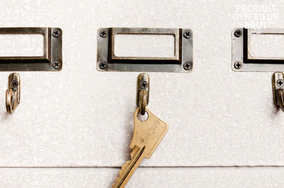 A board with hooks for all your keys