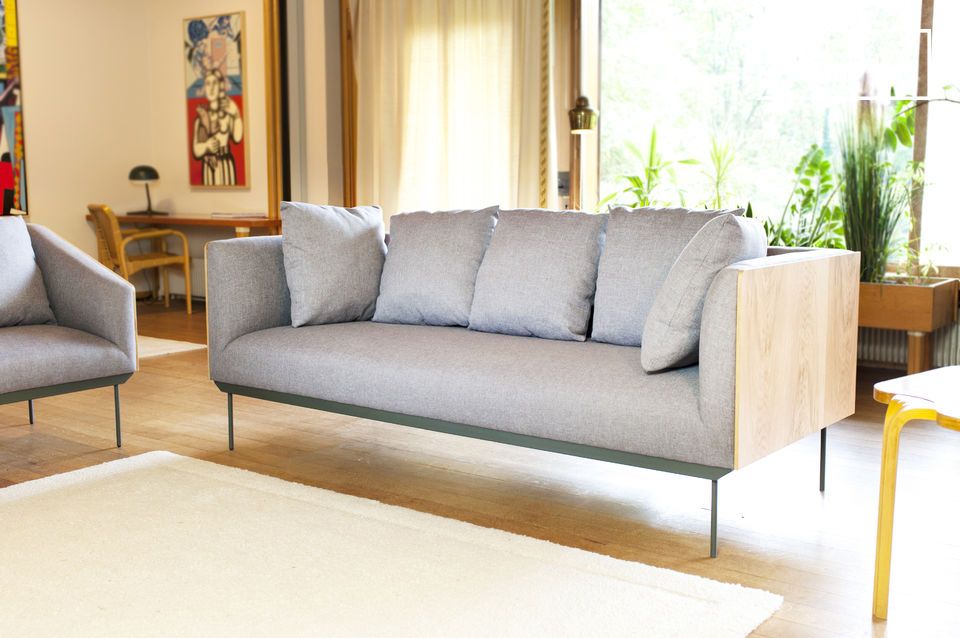 A generous, soft and perfectly comfortable sofa.