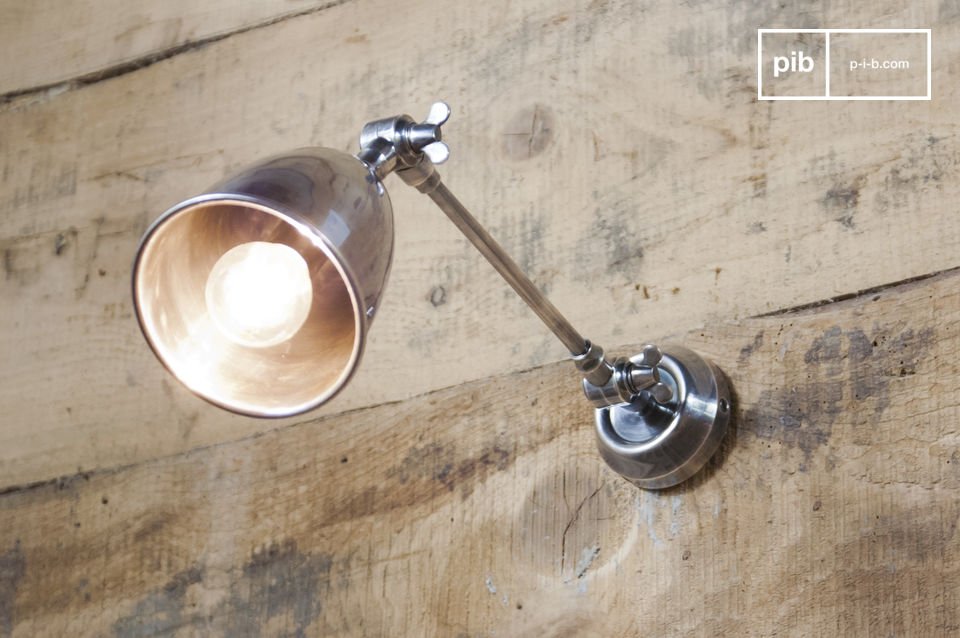 Brass adjustable wall sconce Joaillier