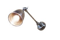 Brass adjustable wall sconce
