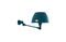 Miniature Ocean blue Jieldé wall lamp Aicler Clipped