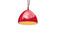 Miniature Këpsta red hanging lamp Clipped
