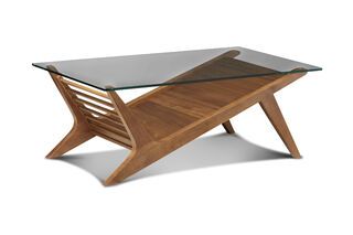 Kiruna glass coffee table