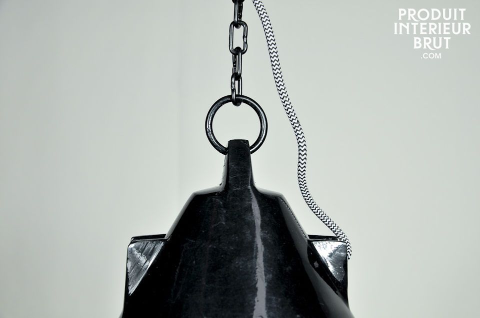 Industrial lighting for a retro nautical touch