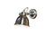 Miniature Large silver metal wall sconce Bistrot Clipped