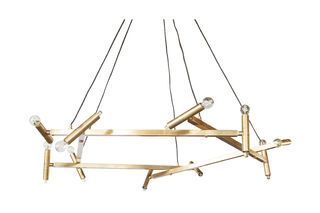 Large brass chandelier Izaar