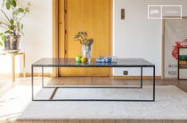 Large coffee table in green marble Avedore