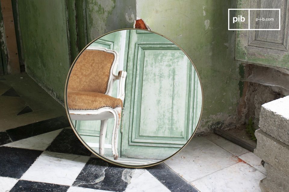 Due to its size, this mirror will add depth to your room.