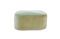 Miniature Large green velvet pouf Skagen Clipped