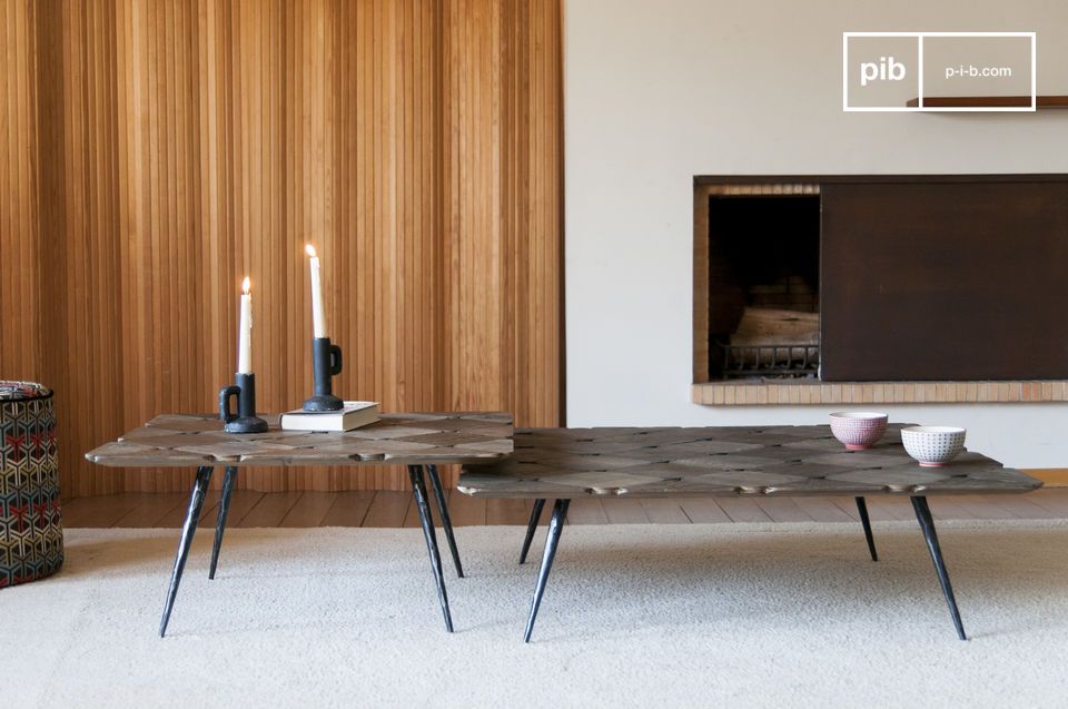 The table combines elegance and Nordic charm.