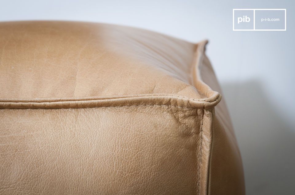 Grande pouf in pelle Marsliden