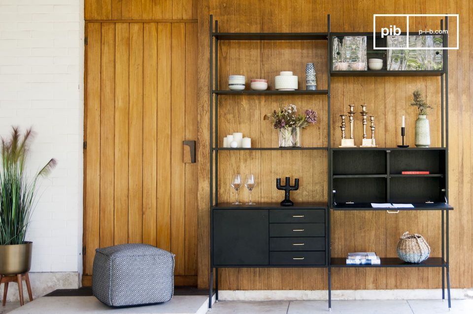 A giant shelf for spacious rooms.