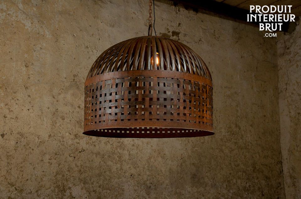 Large Woven Metal Chandelier A Giant Ceiling Light For Pib - Large Metal Ceiling Lamp Shades