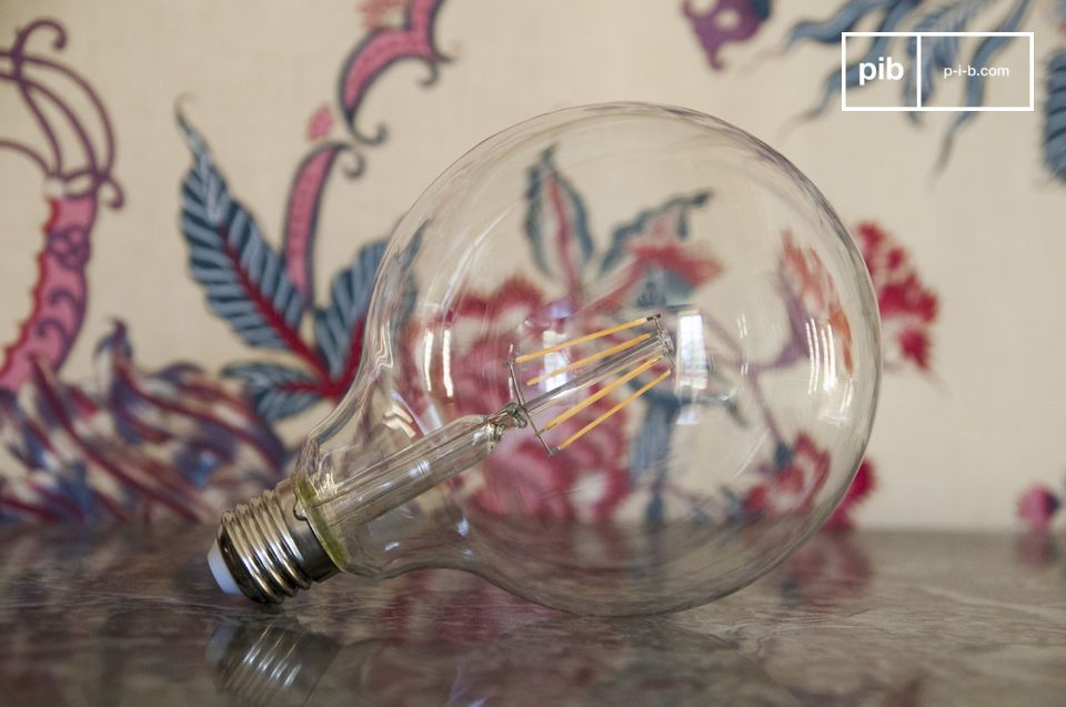 Led bulb 13cm  with vintage filament