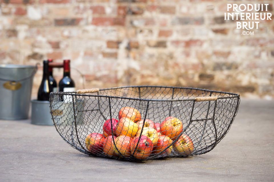 Libourne metallic basket