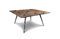 Miniature Elm wood coffee table Lincoln Clipped