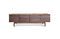 Miniature Low walnut buffet Neliö Clipped
